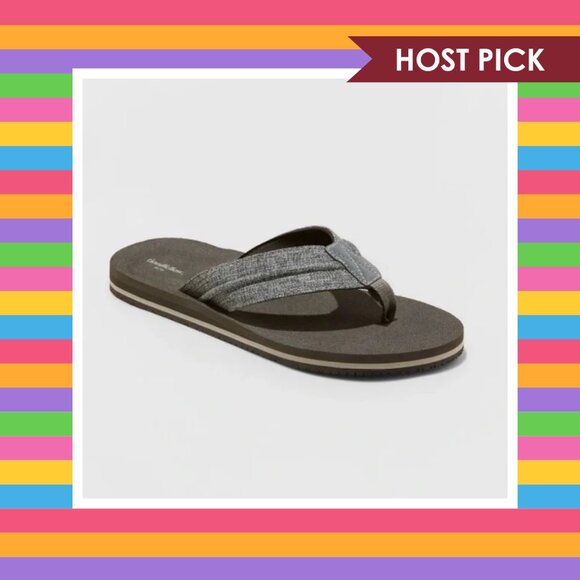 Goodfellow & Co Men's Fred Flip Flip Sandals (L) - NWT - Picture 1 of 6